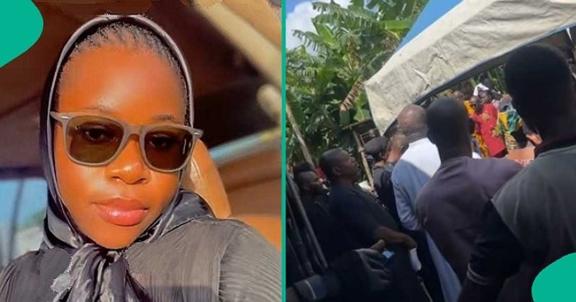 Lady shares emotional video from burial of Nigerian man who was allegedly poisoned to death. Lady shares emotional video from burial of Nigerian man who was allegedly poisoned to death.