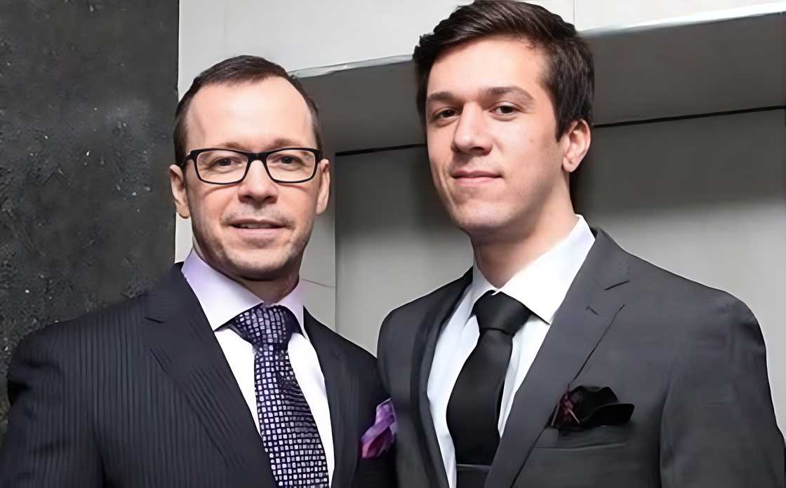 Donnie Wahlberg and his eldest son, Xavier Alexander Wahlberg. Donnie Wahlberg and his eldest son, Xavier Alexander Wahlberg.
