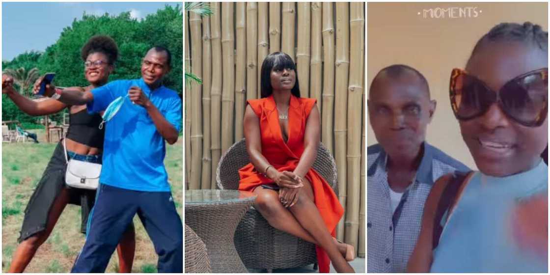 Ex-BBNaija Star Alex Unusual and Dad Ex-BBNaija Star Alex Unusual and Dad