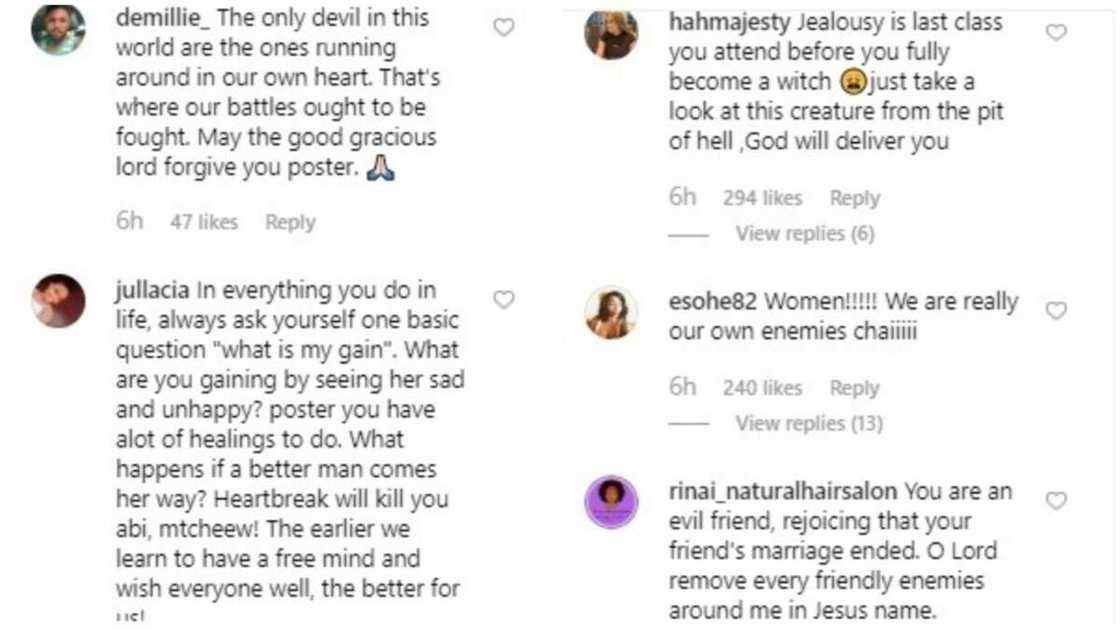 Lady rejoices as her friend's marriage crashes, says 'we are mates again'