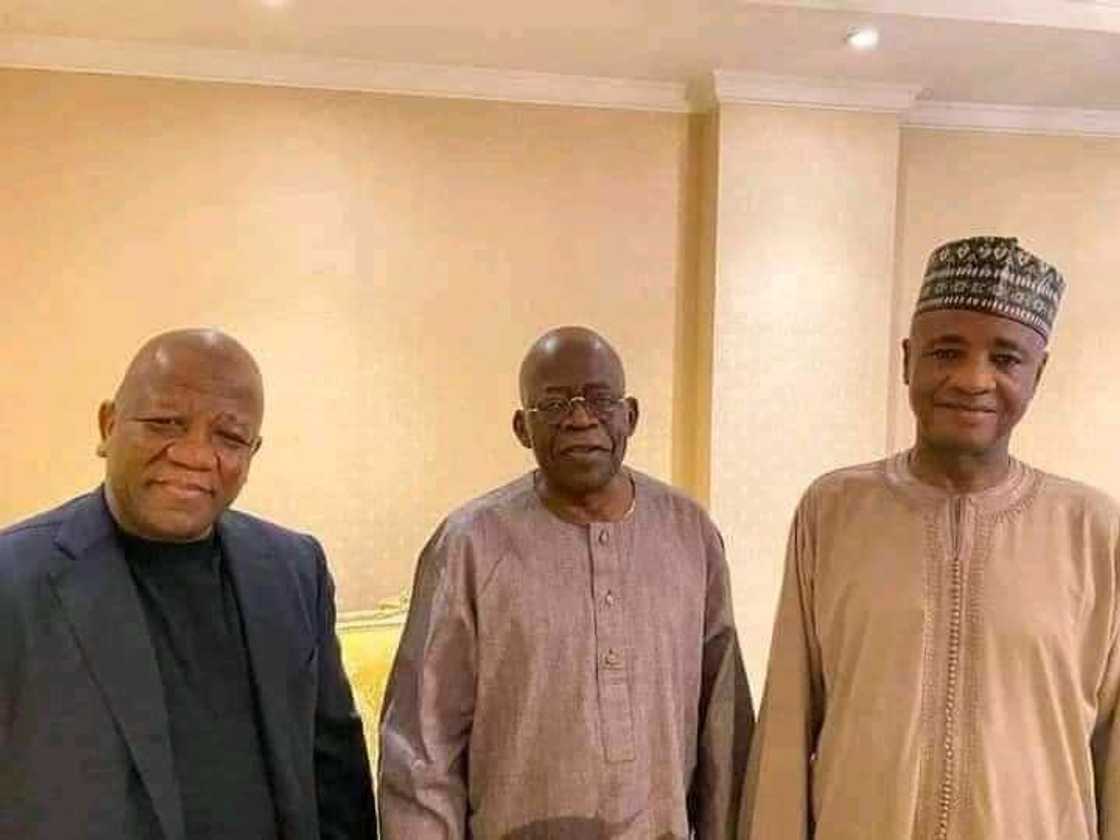 2 Former Northern Governors, Yari and Wamakko, Visit Tinubu in London 2 Former Northern Governors, Yari and Wamakko, Visit Tinubu in London