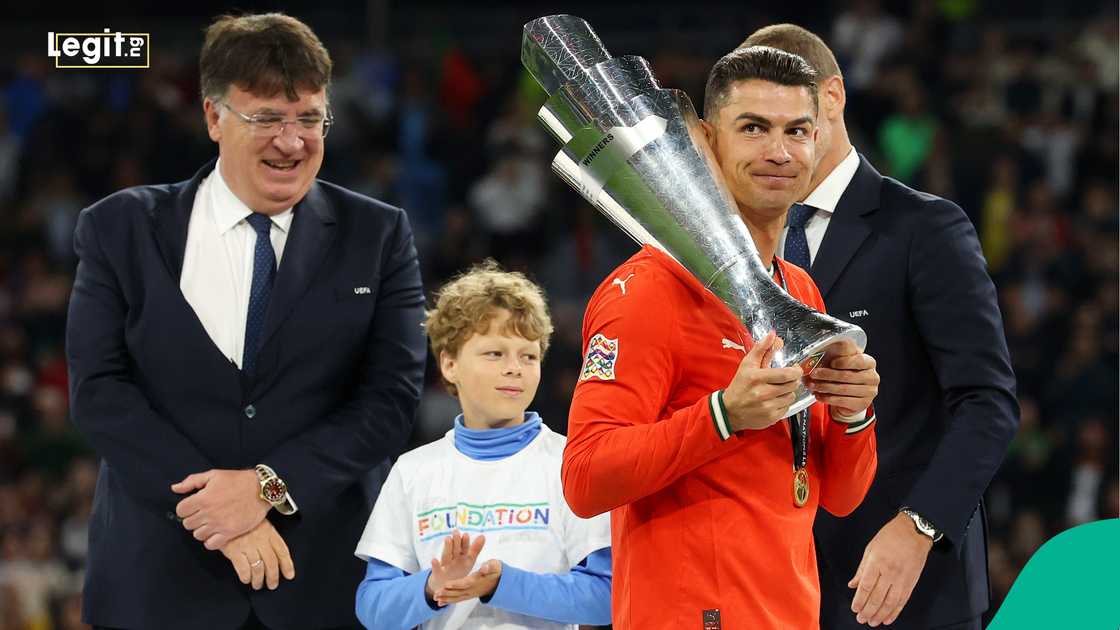 Cristiano Ronaldo, Portugal, UEFA Nations League, Spain, Munich. Cristiano Ronaldo, Portugal, UEFA Nations League, Spain, Munich.