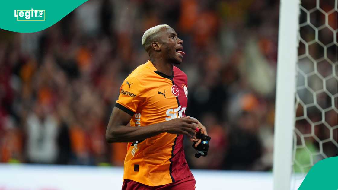 Victor Osimhen, Galatasaray, Istanbul Basaksehir, Rams Park, Istanbul, Turkiye, Super Lig Victor Osimhen, Galatasaray, Istanbul Basaksehir, Rams Park, Istanbul, Turkiye, Super Lig