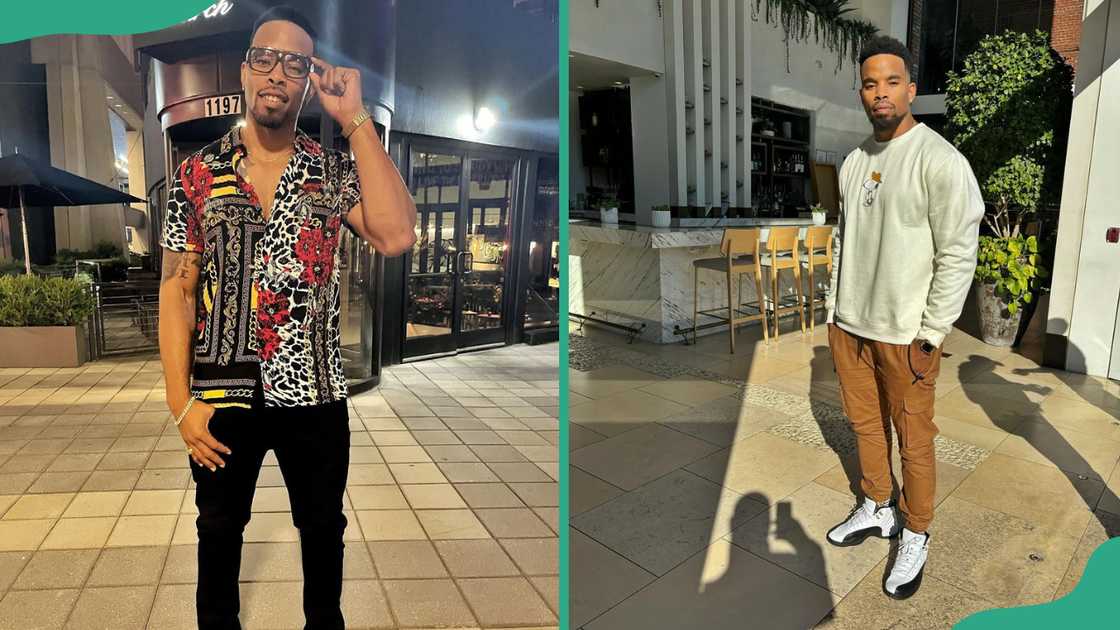 Darian Barnes posing for pictures