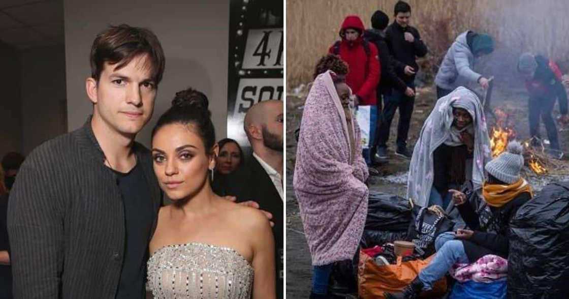 Mila Kunis, Ashton Kutcher, Stand With Ukraine, Russia, Ukraine, Refugees