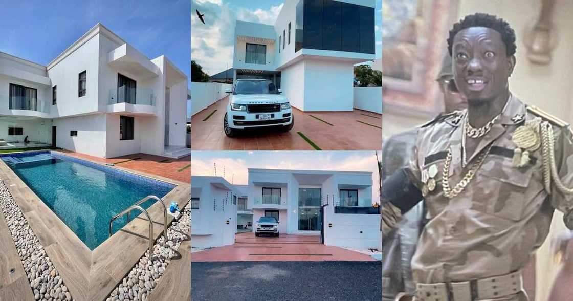 Michael Blackson's mansion in Accra Michael Blackson's mansion in Accra