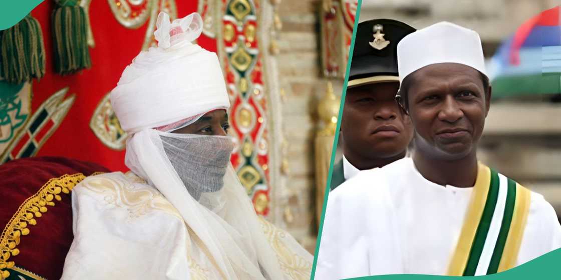 Sanusi II ya yi ta'aziyya ga iyalan marigayi Yar'Adua Sanusi II ya yi ta'aziyya ga iyalan marigayi Yar'Adua
