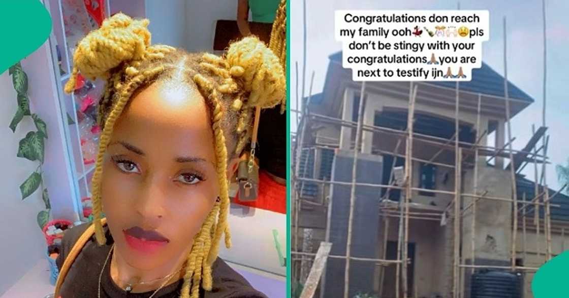 Lady over the moon as family house gets renovated Lady over the moon as family house gets renovated