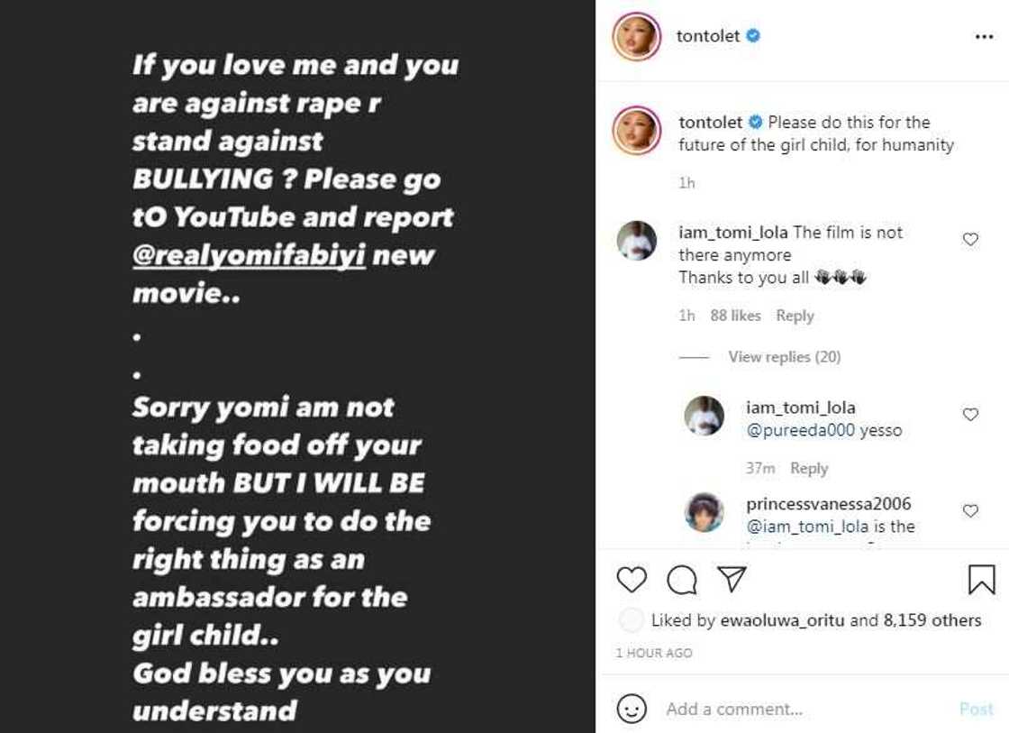 Tonto Dikeh, Yomi Fabiyi Tonto Dikeh, Yomi Fabiyi