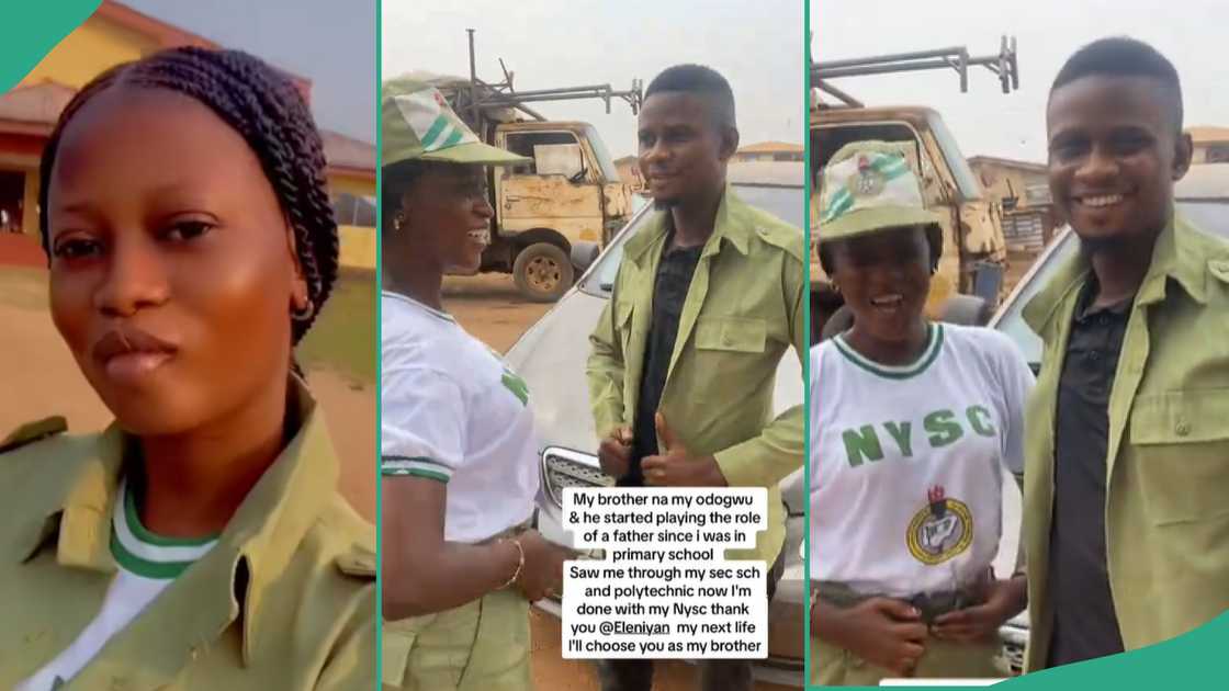 Lady graduates from polytechnic, complete her NYSC.