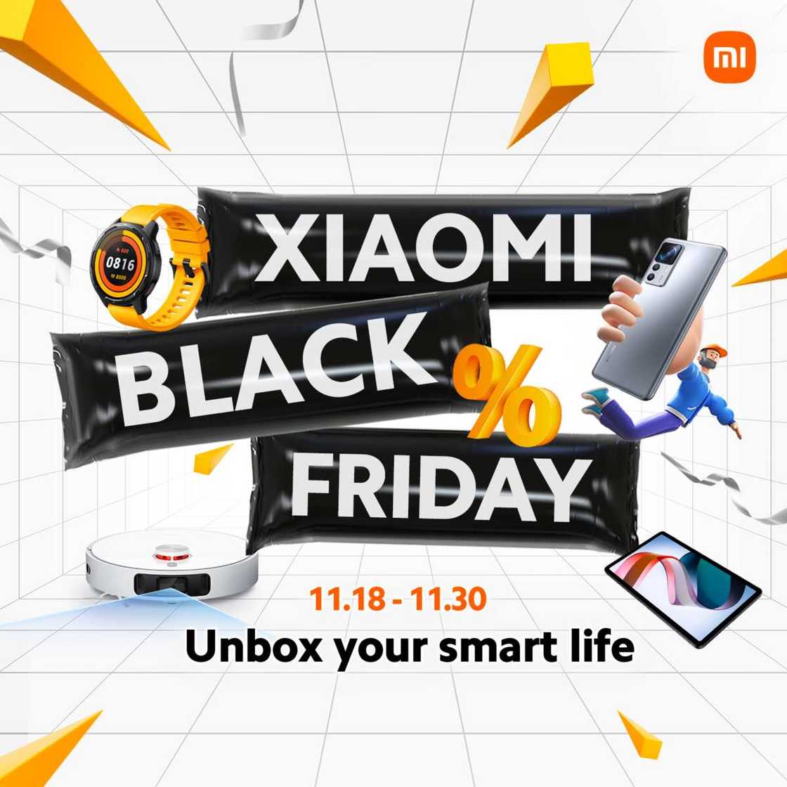 The Xiaomi Black Friday Deal is here with Huge Discounts Plus other Amazing Gifts!