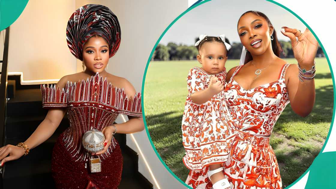 Veekee James weighs in on viral video of Toke Makinwa keeping people away from her baby