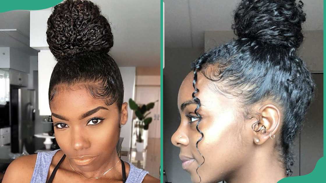High top knot High top knot