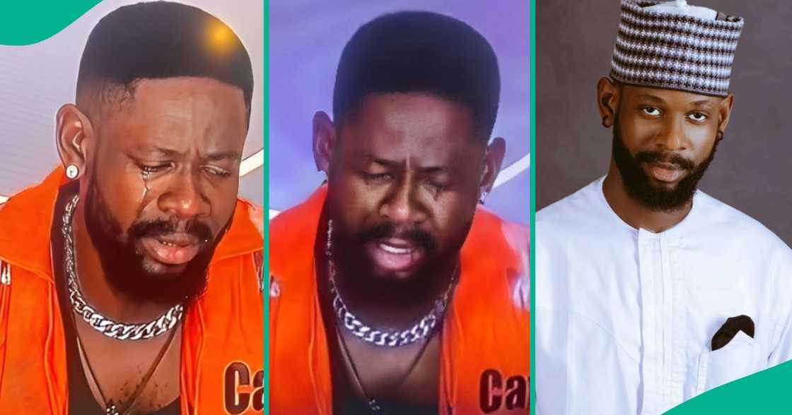 Mensan joins list of BBNaija season 10 housemates who have shed tears on the show. Mensan joins list of BBNaija season 10 housemates who have shed tears on the show.