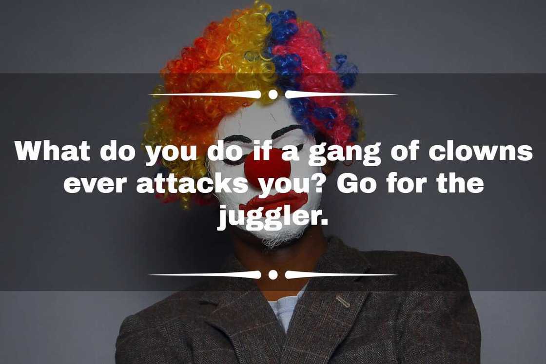 A person in clown makeup A person in clown makeup