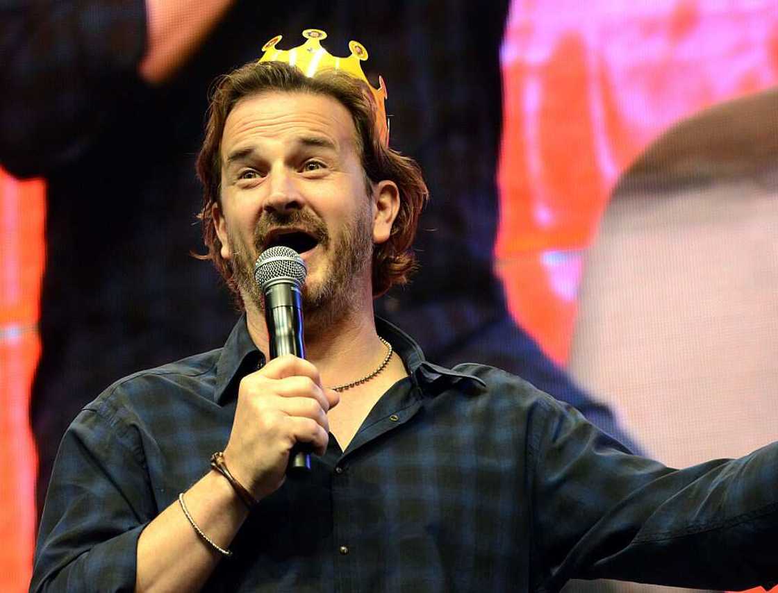 Richard Speight talks during a film event in Los Angeles