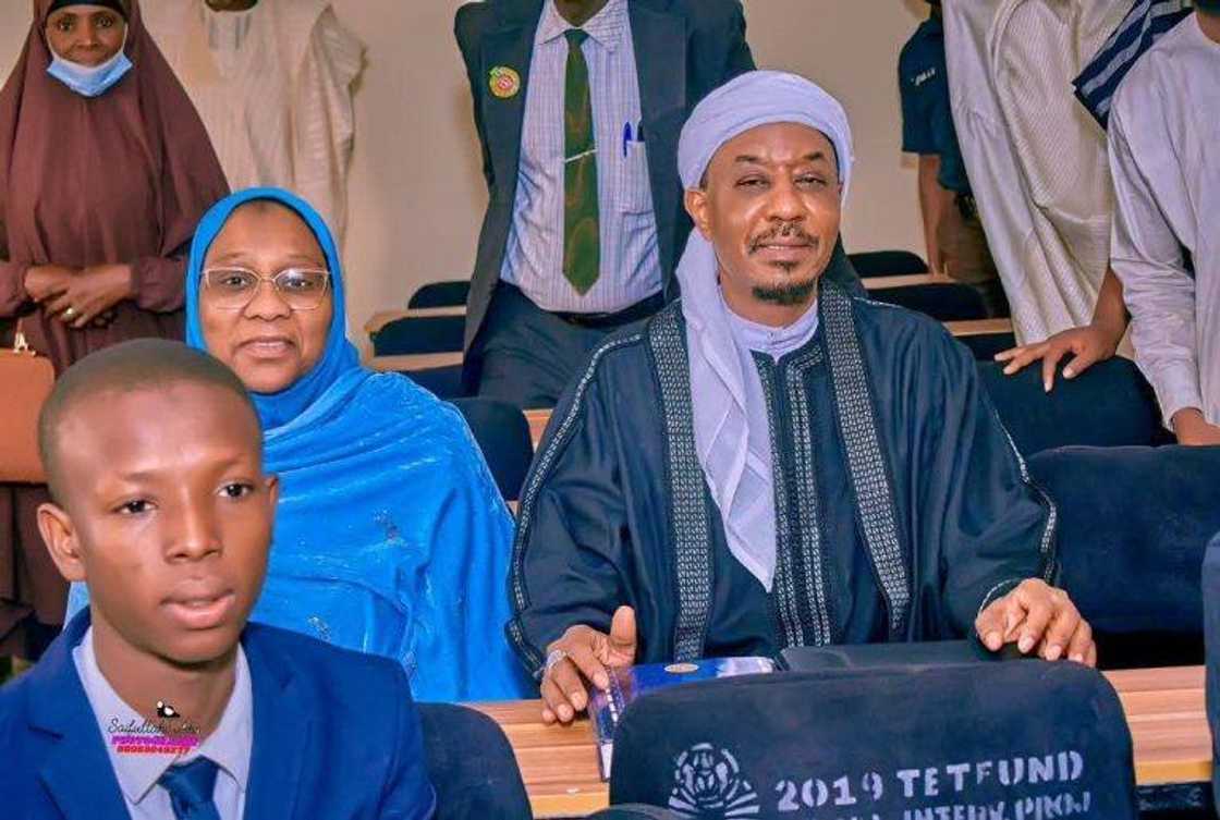 Sarki Sanusi ya shiga lakca da dalibai a jami'a