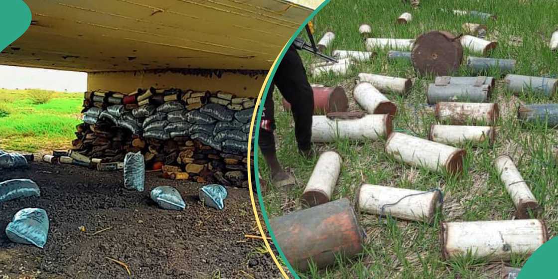 Troops uncover cache of unexploded bombs under bridge in Borno state Troops uncover cache of unexploded bombs under bridge in Borno state