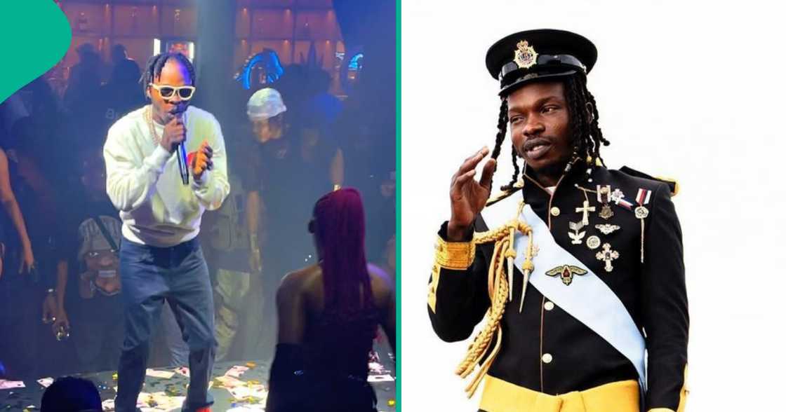 Naira Marley returns to the stage. Naira Marley returns to the stage.