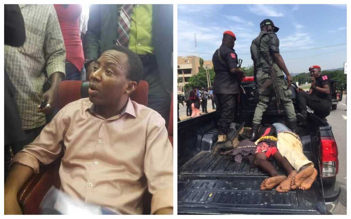 Jami'an yan sanda sun damke matasan da suka lakadawa Mai SaharaReporter duka yau Jami'an yan sanda sun damke matasan da suka lakadawa Mai SaharaReporter duka yau