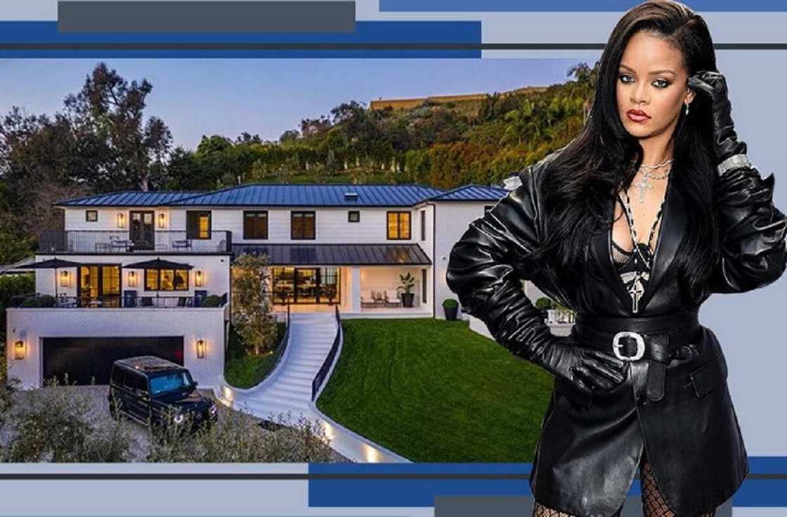 Hotunan cikin tankamemen katafaren gidan $13.8m da Rihanna ta siya Hotunan cikin tankamemen katafaren gidan $13.8m da Rihanna ta siya