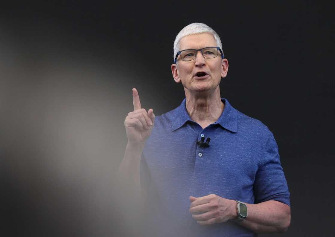 Apple CEO Tim Cook in June 2024 announces plans to incorporate AI into Apple software and hardware Apple CEO Tim Cook in June 2024 announces plans to incorporate AI into Apple software and hardware