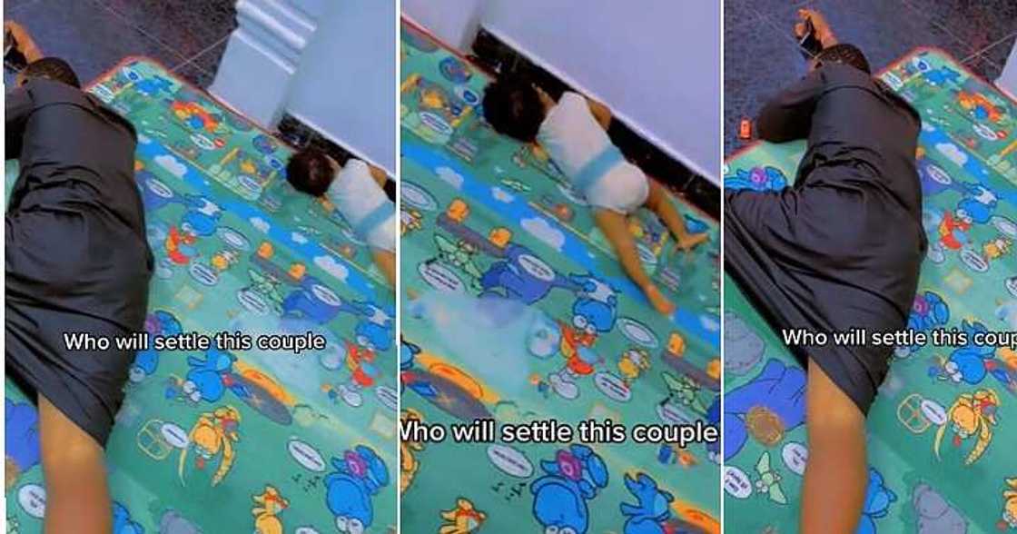 Dad and little daughter fight, sleeping, hilarious video Dad and little daughter fight, sleeping, hilarious video