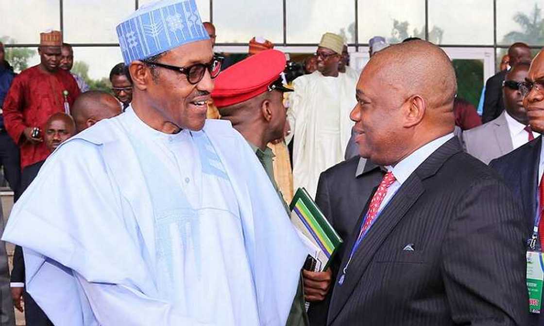 Buhari da Orji Uzor Kalu