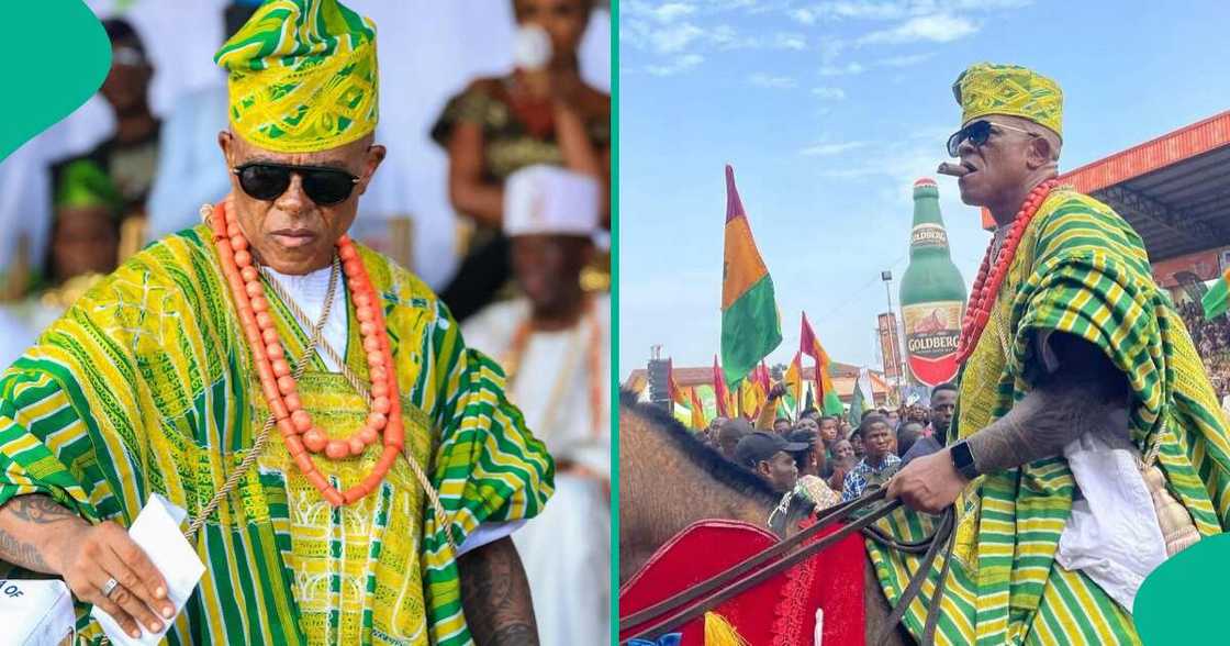 Ojude Oba 2024: Farooq Oreagba's steeze trends at festival.