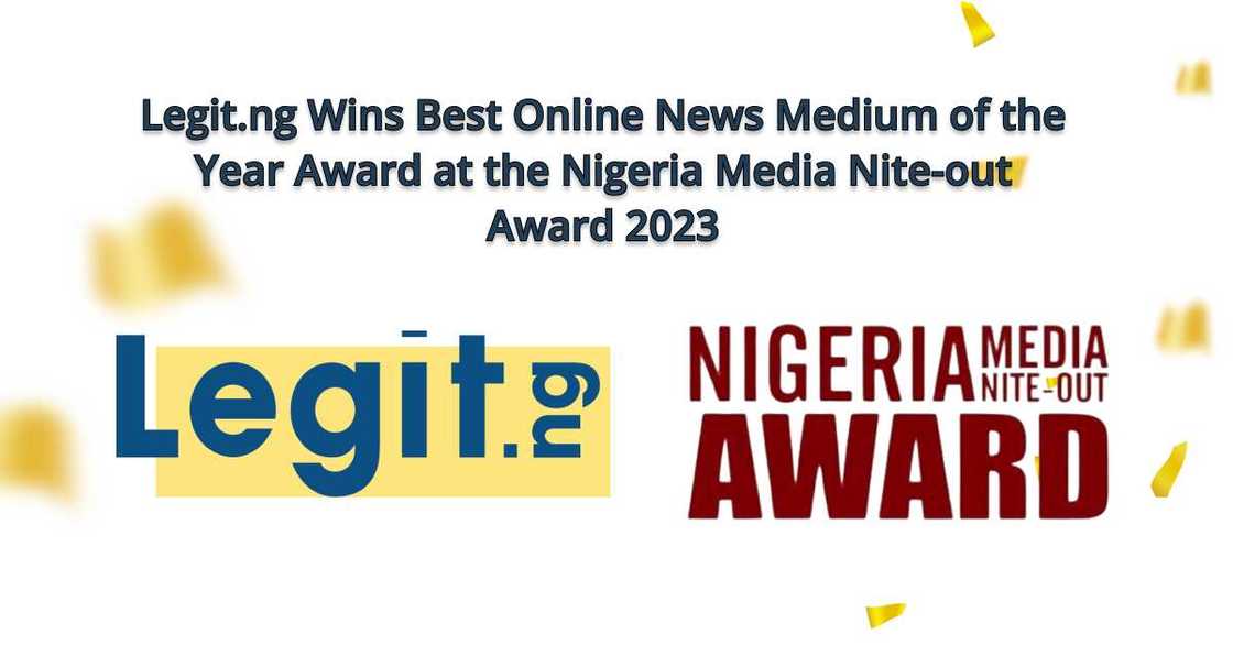 Legit.ng, winner, best online news medium Legit.ng, winner, best online news medium