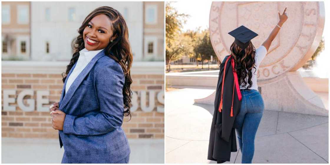 Great joy as young lady celebrates getting third degree after clearing her exams in one sitting, gets job