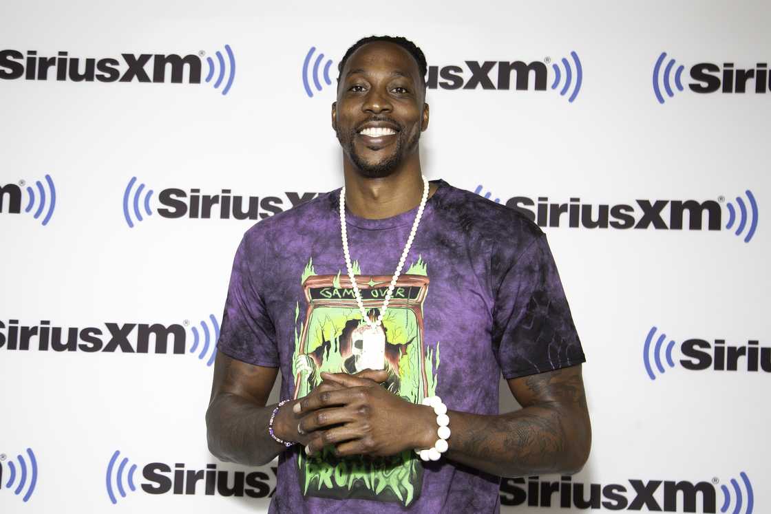 Dwight Howard visits SiriusXM Studios in New York City Dwight Howard visits SiriusXM Studios in New York City