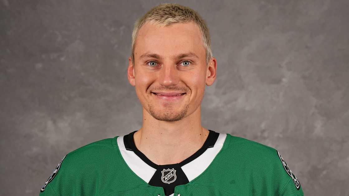 Roope Hintz of the Dallas Stars poses for his official headshot Roope Hintz of the Dallas Stars poses for his official headshot