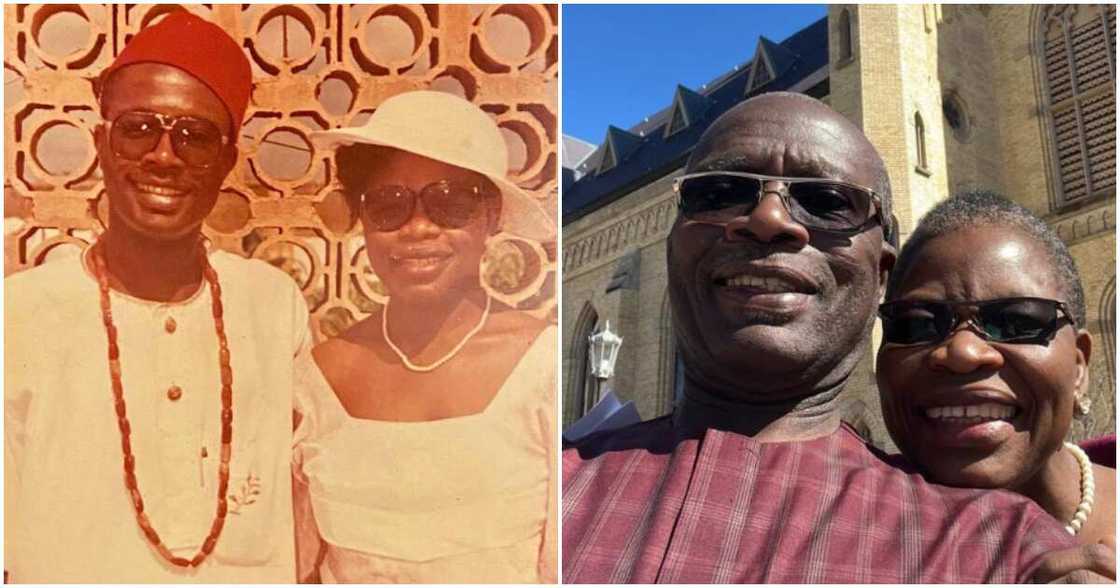 Ex Minister of Education Oby Ezekwesili and her husband Ex Minister of Education Oby Ezekwesili and her husband