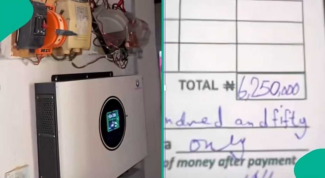 Woman displays receipt after buying 12kVA solar inverter, sparks reactions