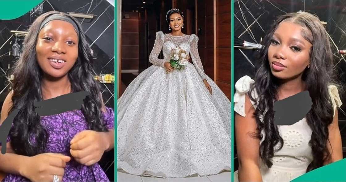 Lady with small stature shames people who said she won't marry