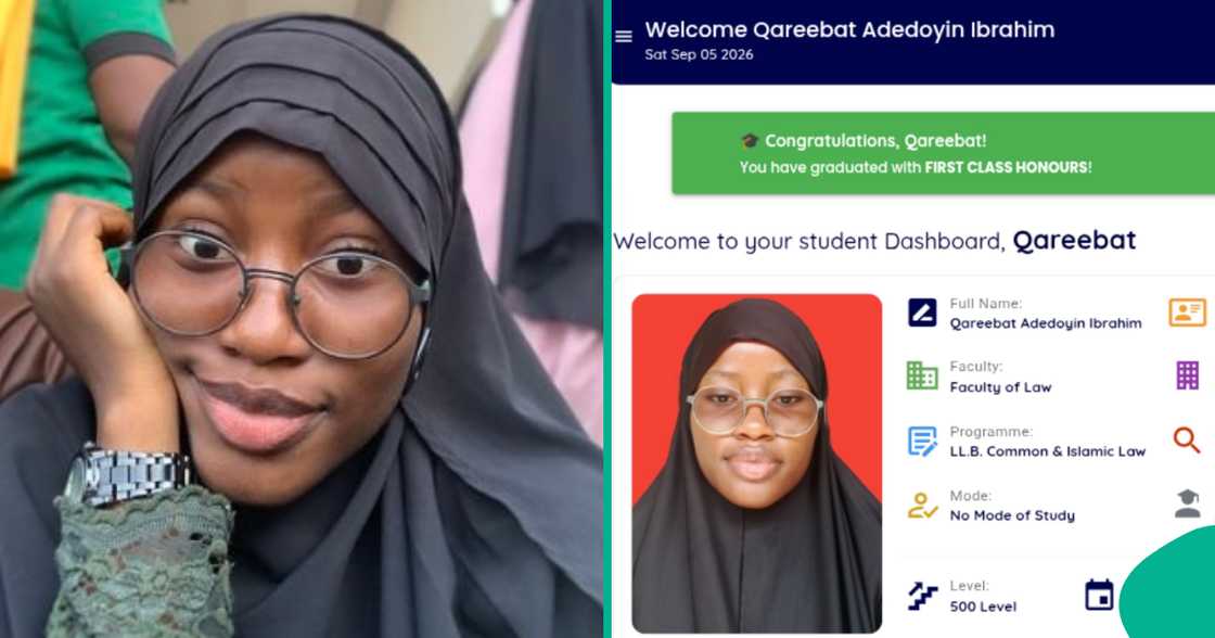 Nigerian law graduate celebrates first class honours degree. Nigerian law graduate celebrates first class honours degree.
