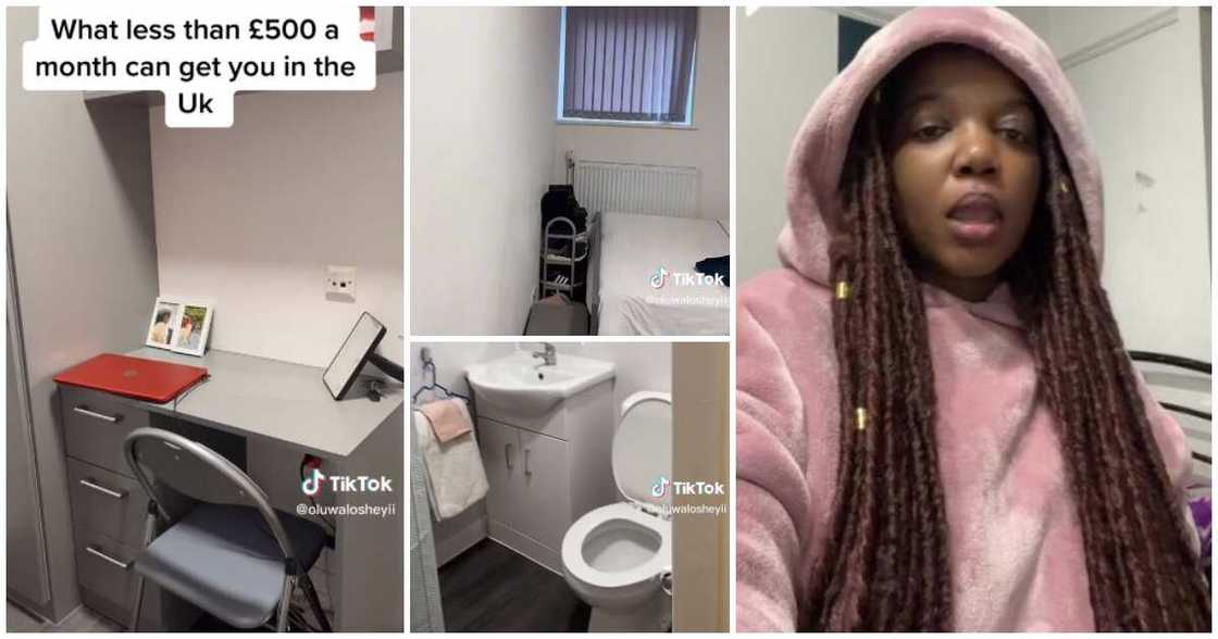 She recently got the place, less than N283k, little room She recently got the place, less than N283k, little room