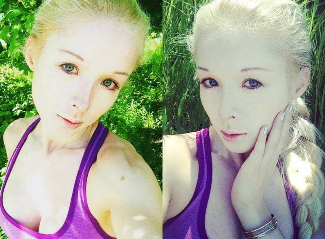 Valeria Lukyanova before Valeria Lukyanova before