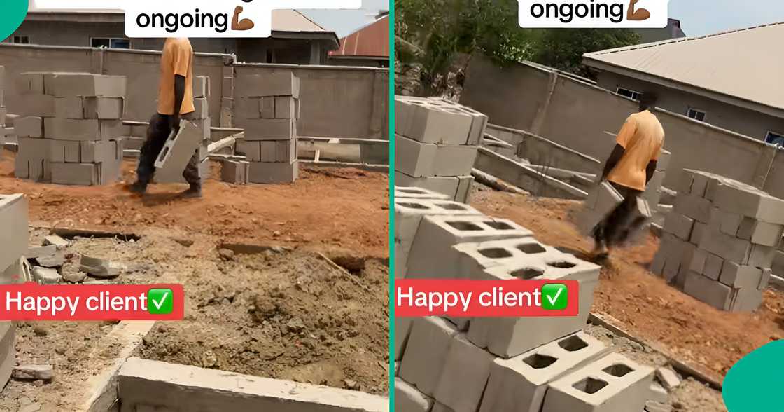 A Nigerian man narrates how he used N4 million to build only the foundation of a 3-bedroom bungalow in a viral TikTok video. A Nigerian man narrates how he used N4 million to build only the foundation of a 3-bedroom bungalow in a viral TikTok video.