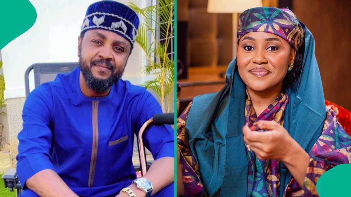 Adam A Zango da jaruma Hadiza Gabon