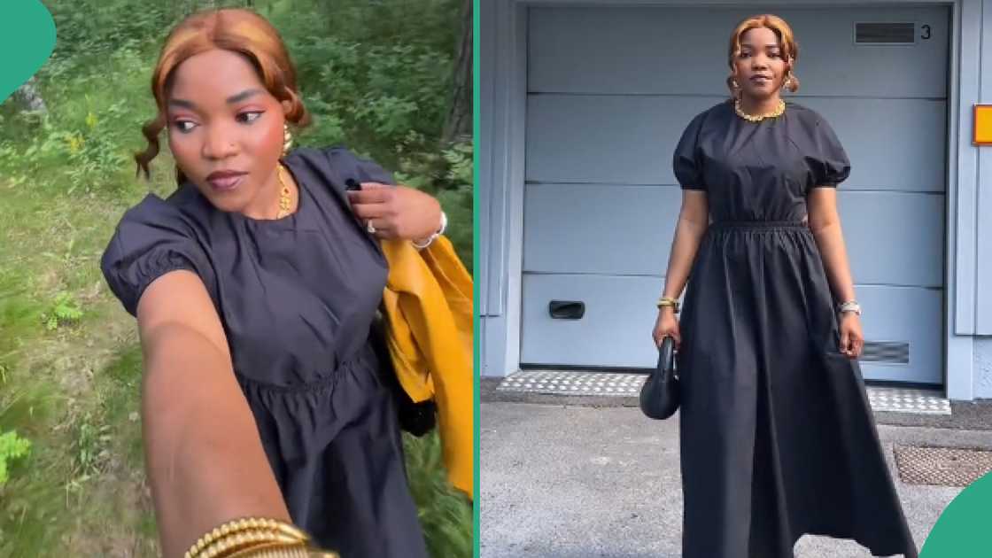 Lady shares video as she walks through forest in Finland alone, vibes to Mike Ejeagha's song Gwo Gwo Gwo Ngwo Lady shares video as she walks through forest in Finland alone, vibes to Mike Ejeagha's song Gwo Gwo Gwo Ngwo