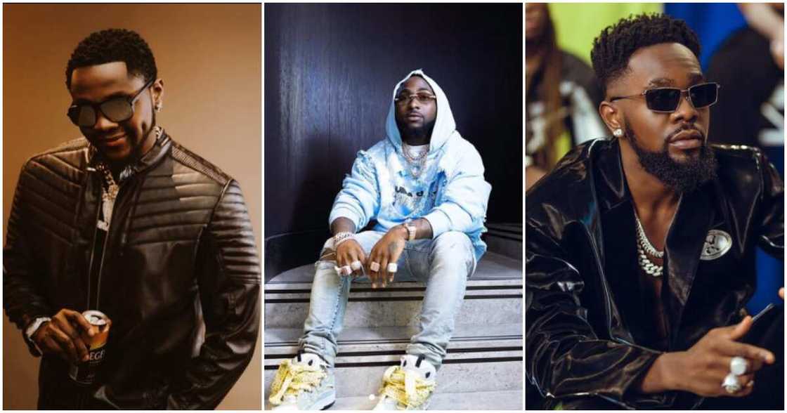 Photos of Kizz Daniel, Davido and Patoranking Photos of Kizz Daniel, Davido and Patoranking
