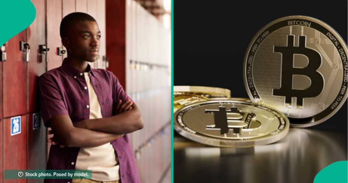Nigerian boy uses school fees to purchase Bitcoin. Nigerian boy uses school fees to purchase Bitcoin.