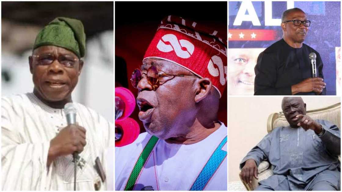 Olusegun Obasanjo/Bola Tinubu/Peter Obi/Ayo Adebanjo/APC/PDP/Afenifere/2023 Election/Gbemisola Adeoti Olusegun Obasanjo/Bola Tinubu/Peter Obi/Ayo Adebanjo/APC/PDP/Afenifere/2023 Election/Gbemisola Adeoti