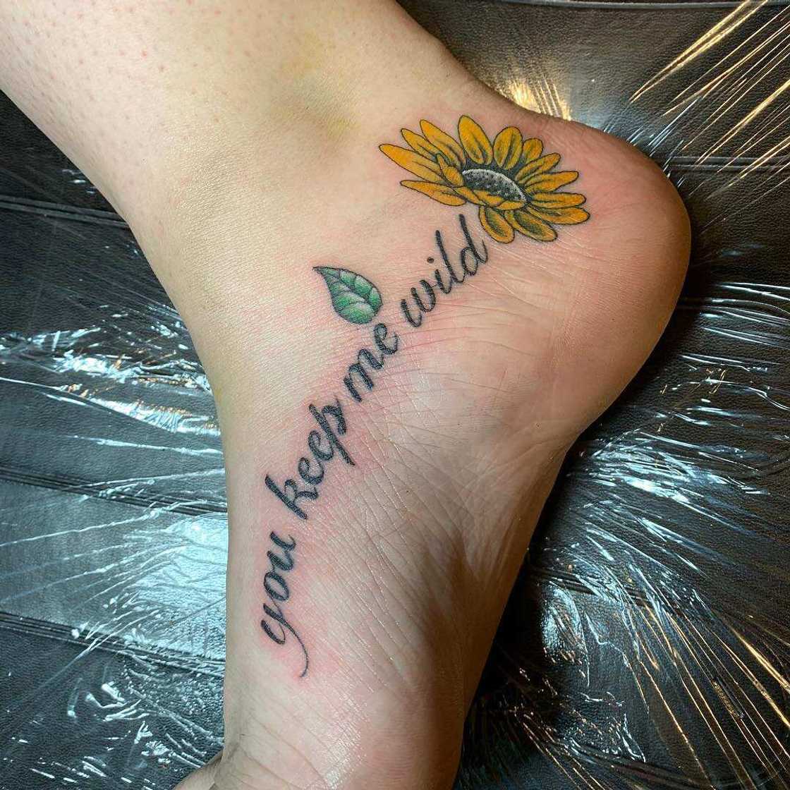 Sunflower tattoo Sunflower tattoo
