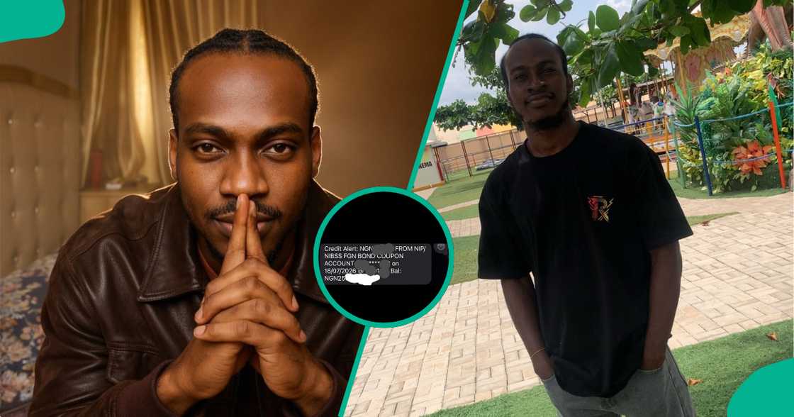 Man who invested ₦5k in Federal Government of Nigeria bond shares credit alert. Man who invested ₦5k in Federal Government of Nigeria bond shares credit alert.