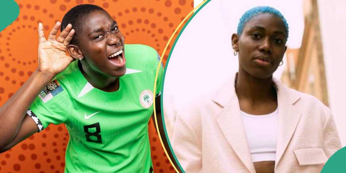 Asisat Oshoala knocks online beggars