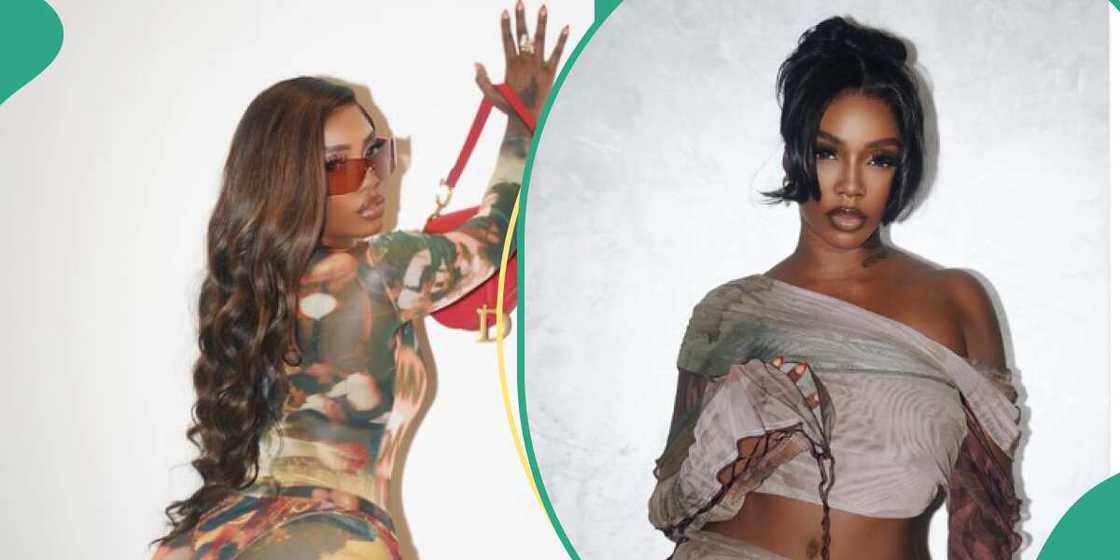 Tiwa Savage issues warning about wearing wigs to clubs. Tiwa Savage issues warning about wearing wigs to clubs.