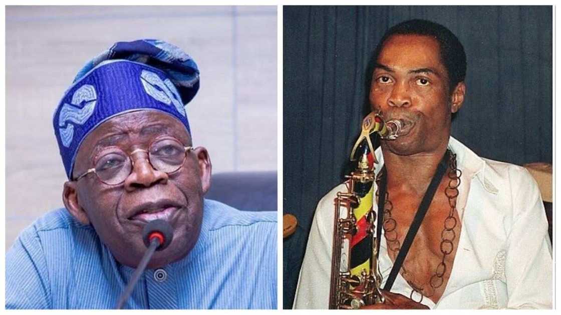 Fela Kuti, Bola Tinubu, APC, 2023 presidential election, campaign Fela Kuti, Bola Tinubu, APC, 2023 presidential election, campaign
